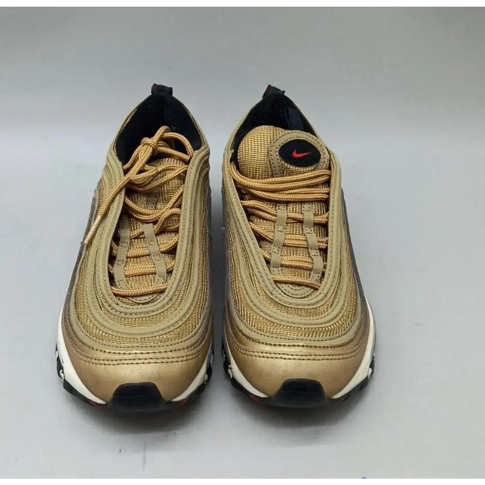 Nike Air Max 97 'Golden Bullet' Gold Sneaker Women's Shoes. Size 7 - Picture 2 of 6